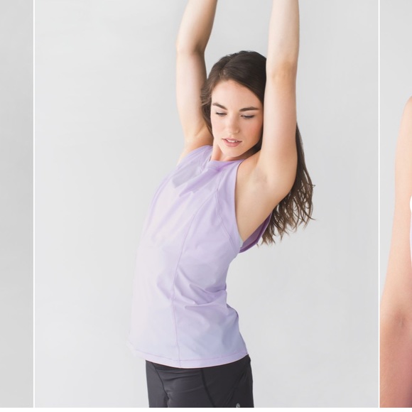 EUC Lululemon Training Tough Tank Pretty Purple Size 8 - Picture 5 of 9
